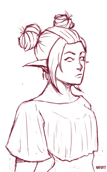 Рисунки для срисовки эльфы