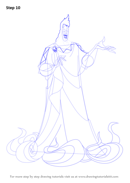 Зевс Бог древней Греции рисунок