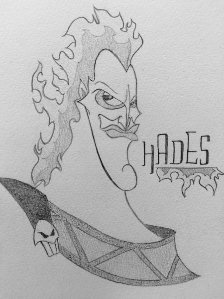 Аид и Цербер раскраска