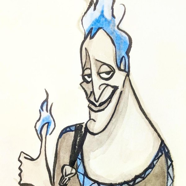 Рисунок Аида карандашом