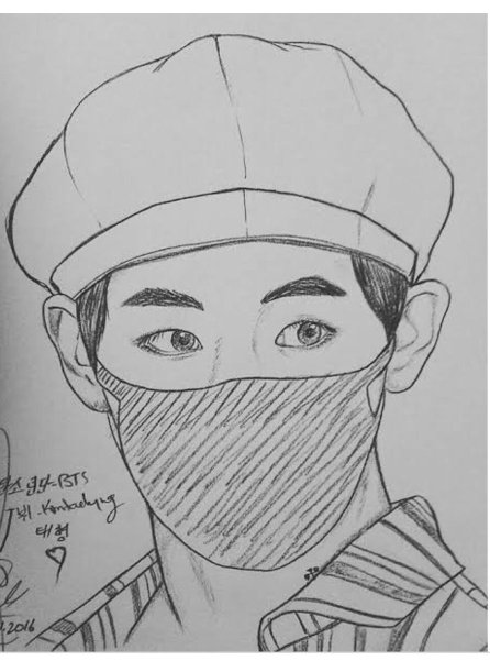 Рисунки БТС карандашом легкие