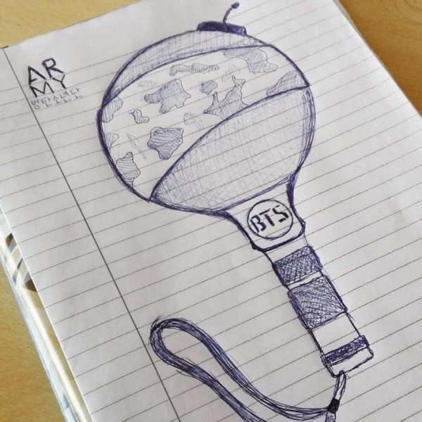 Рисунки для личного дневника ручкой