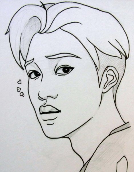 Корейские рисунки для срисовки