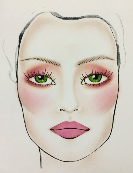 Наброски макияжа