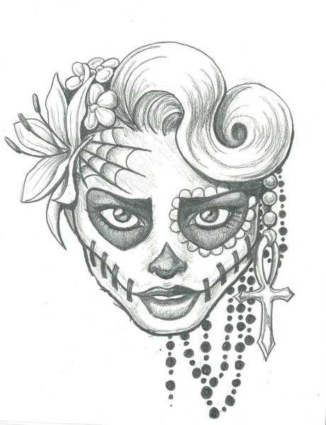 Эскиз девушки