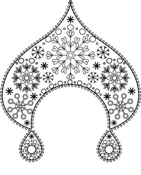 Кокошник эскиз