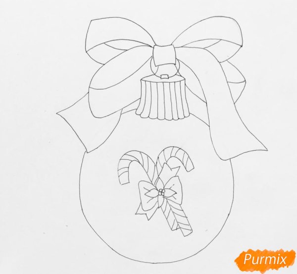 Раскраски новогодние игрушки для малышей