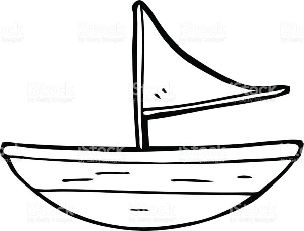 Лодка для срисовки