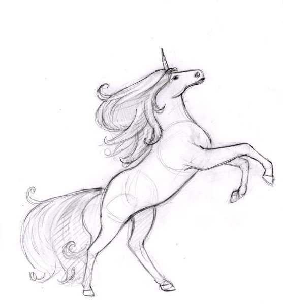 Единорог рисунок