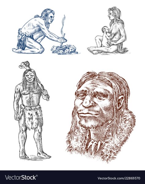 Нарисовать наскальные рисунки первобытных людей