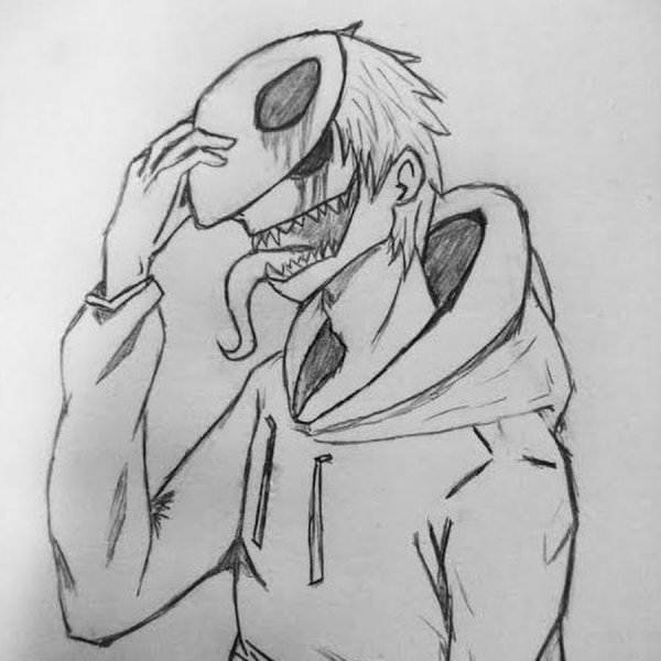 Рисунки карандашом крипипаста Тикки Тоби