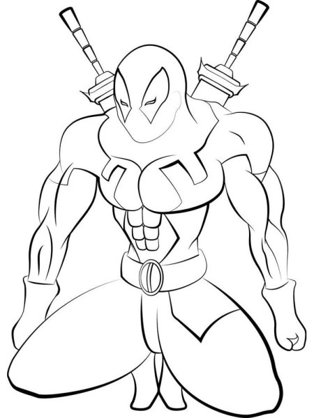 Раскраски с супергероями