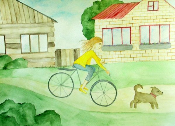 Прогулка рисунок