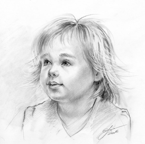 Портрет для рисования начинающих