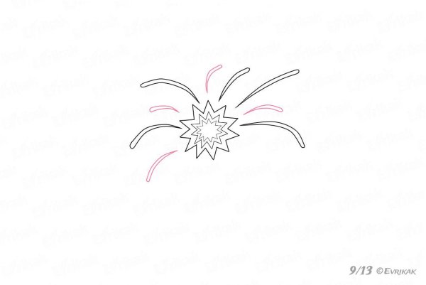 Фейерверк карандашом