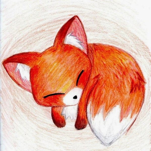 Тату лиса легкая