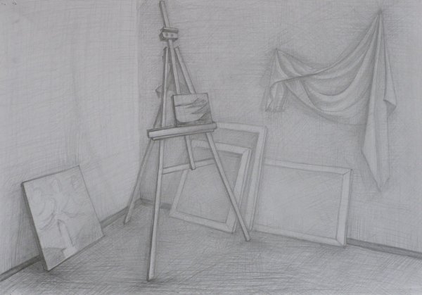 Натюрморт карандашом