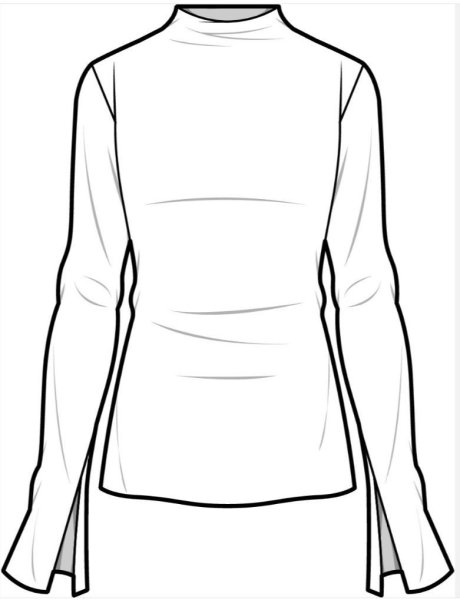 Водолазка эскиз