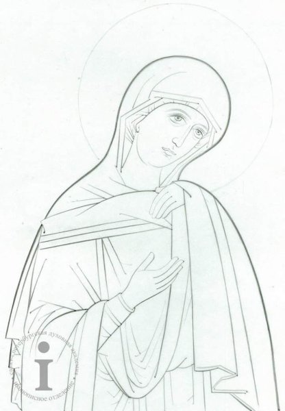 Икона монахиня Иулиания Святой митрополит