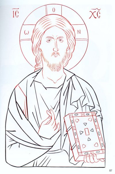 Прориси икон Спасителя