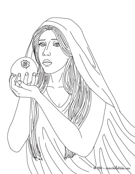 Афродита рисунок карандашом