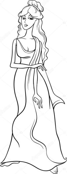 Афродита богиня древней Греции рисунок