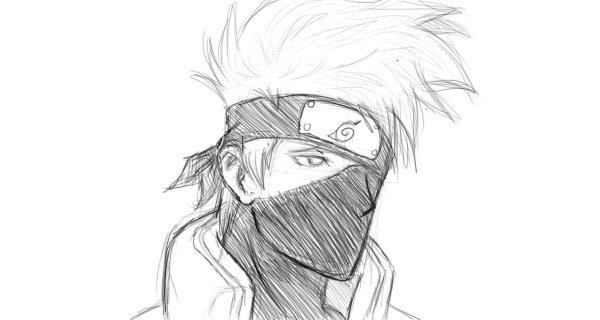 Какаши Хатаке скетч