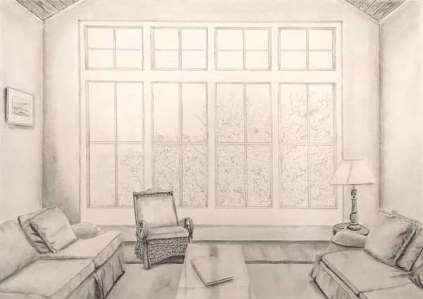 Готический стиль в интерьере рисунок