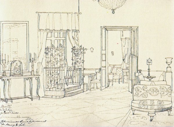 Интерьер дворца в перспективе