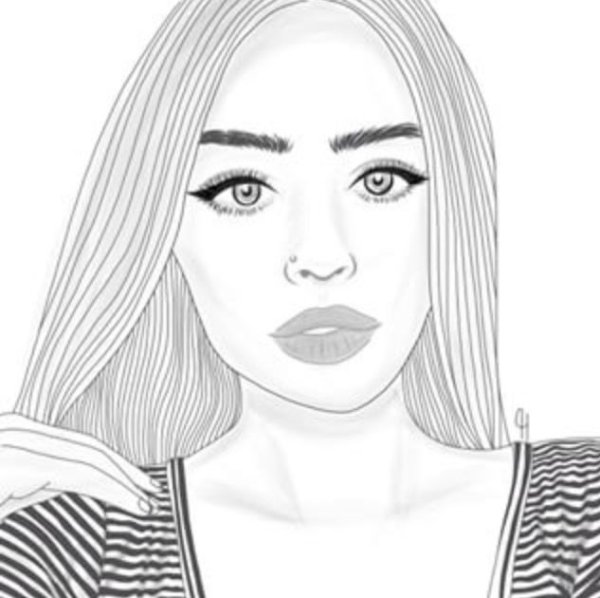 Раскраски для девочек блогеров