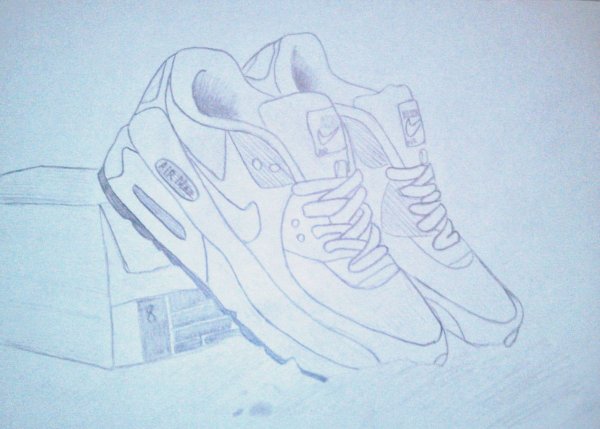 Найк карандашом