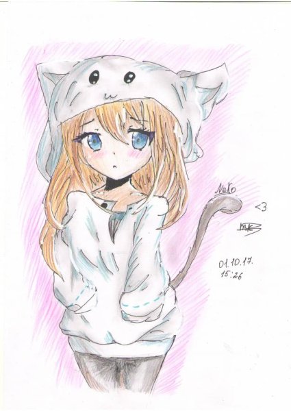 Аниме для срисовки лёгкие