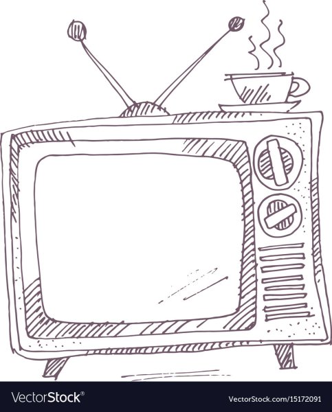 Телевизор для срисовки