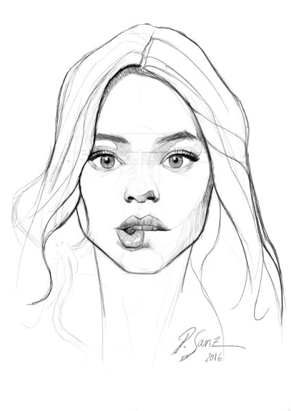 Портрет человека легкий