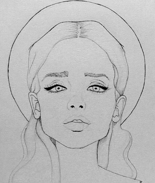 Лицо рисунок