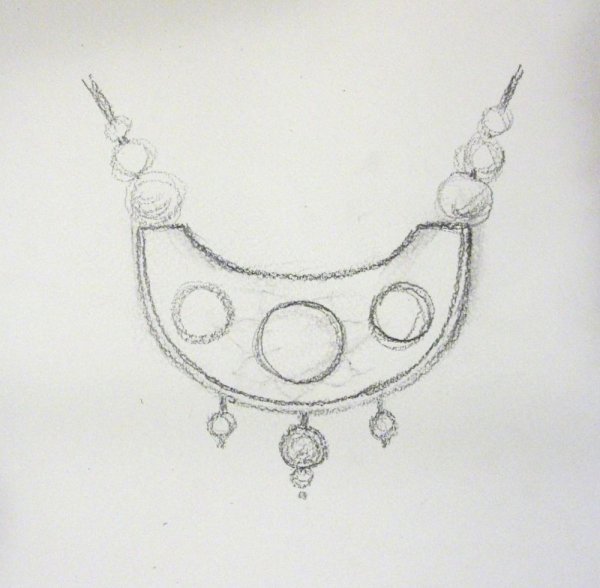 Эскизы колье