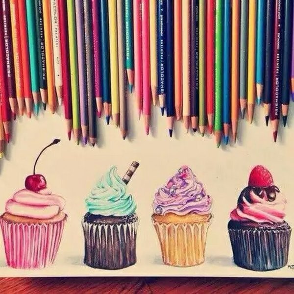 Идеи для рисования сладости