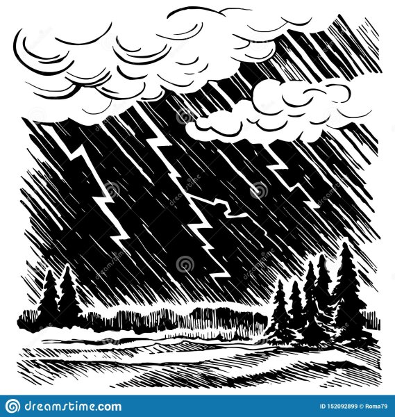 Гроза карандашом