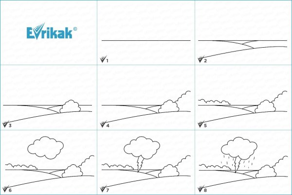 Рисунок на тему молния