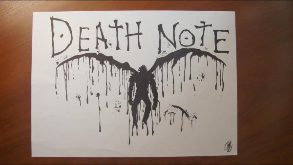 Тетрадь смерти рисунки