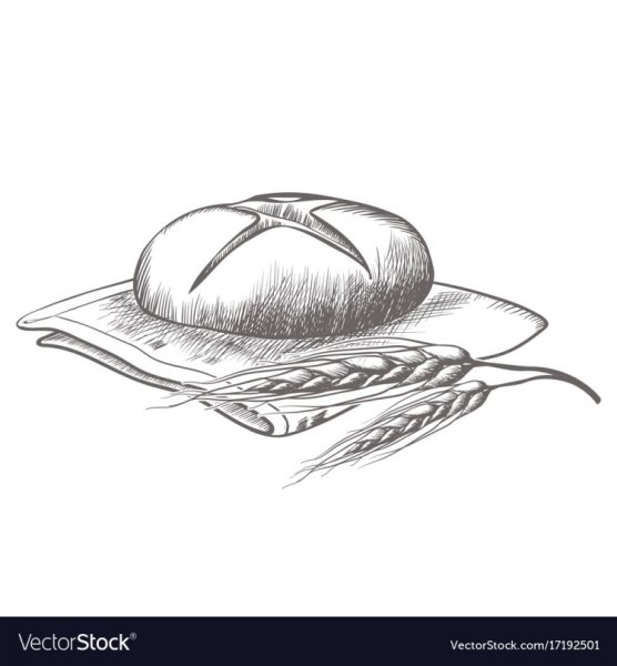 Рисунок на тему хлебобулочные изделия