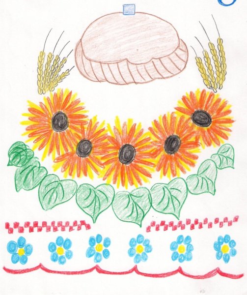 Раскраска хлебобулочные изделия