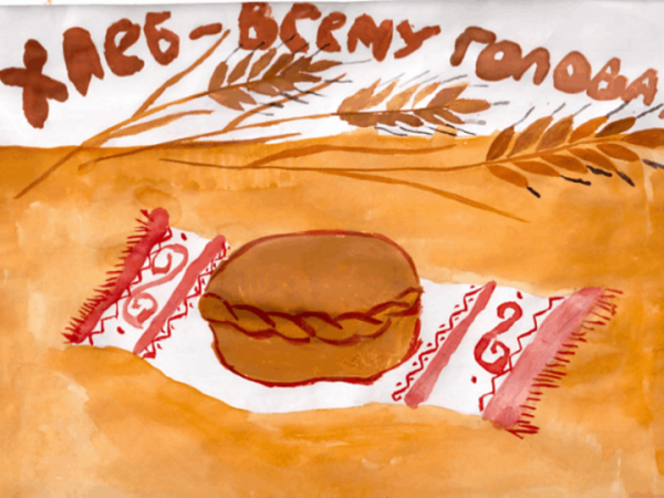 Раскраска хлебные изделия для детей