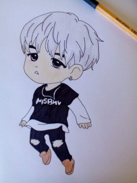 Чиби БТС Шуга