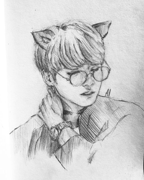 Чонгук для срисовки