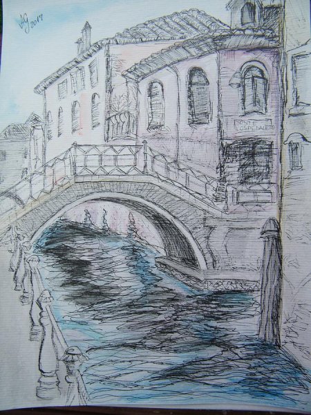 Венеция рисунки для срисовки