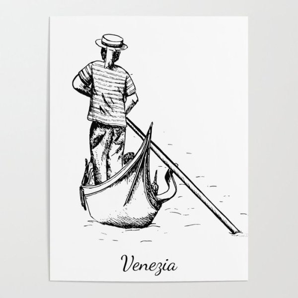 Италия рисунок карандашом