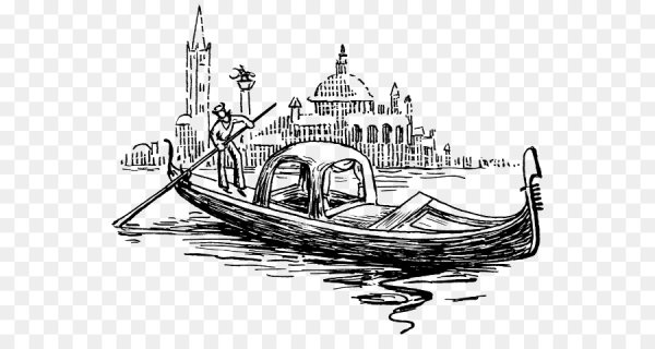 Венеция рисунок карандашом