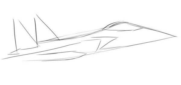 Самолёт для срисовки