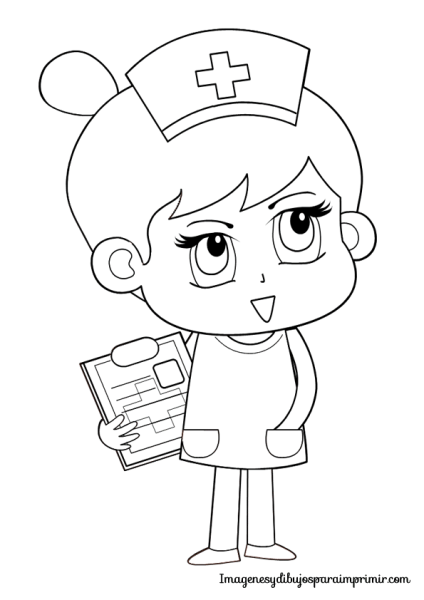 Доктор раскраска для детей